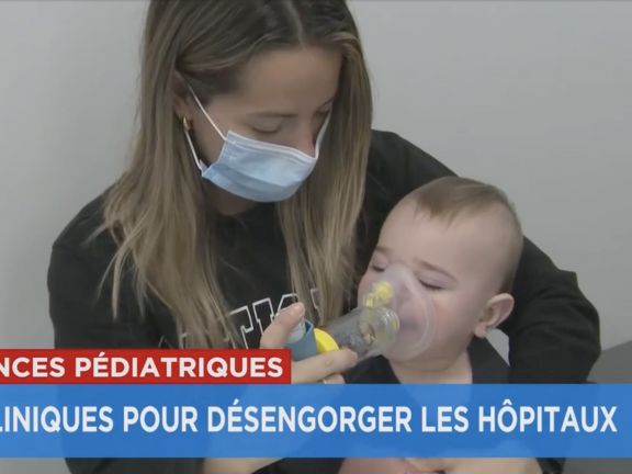Des cliniques pour désengorger les hôpitaux (TVA@18h, Oct 24, 2022, in French)